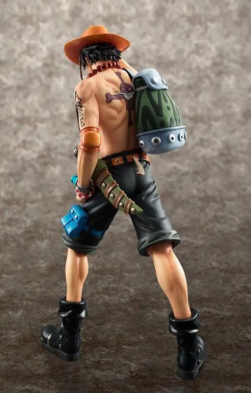 Аниме One Piece POP Ace Monkey D Luffy Sabo Fire кулак 23 см ПВХ экшн-фигурка игрушка Коллекционная