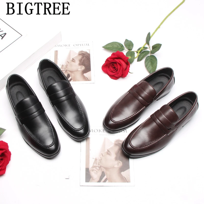 Мужская обувь с кисточками Классические Мужские модельные лоферы sepatu строгие