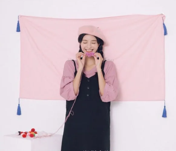 70*120 см Розовый Алфавит ткань гобелен многофункциональный ткани таблице стены