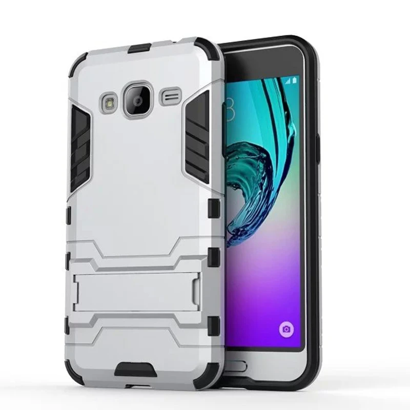 case 1 Чехол для Samsung Galaxy J5 J500 J510 с подставкой Silm Hybrid Duty бронезащитный экран чехол TPU PC задняя крышка Защитный ковер Etui - Цвет: case 1