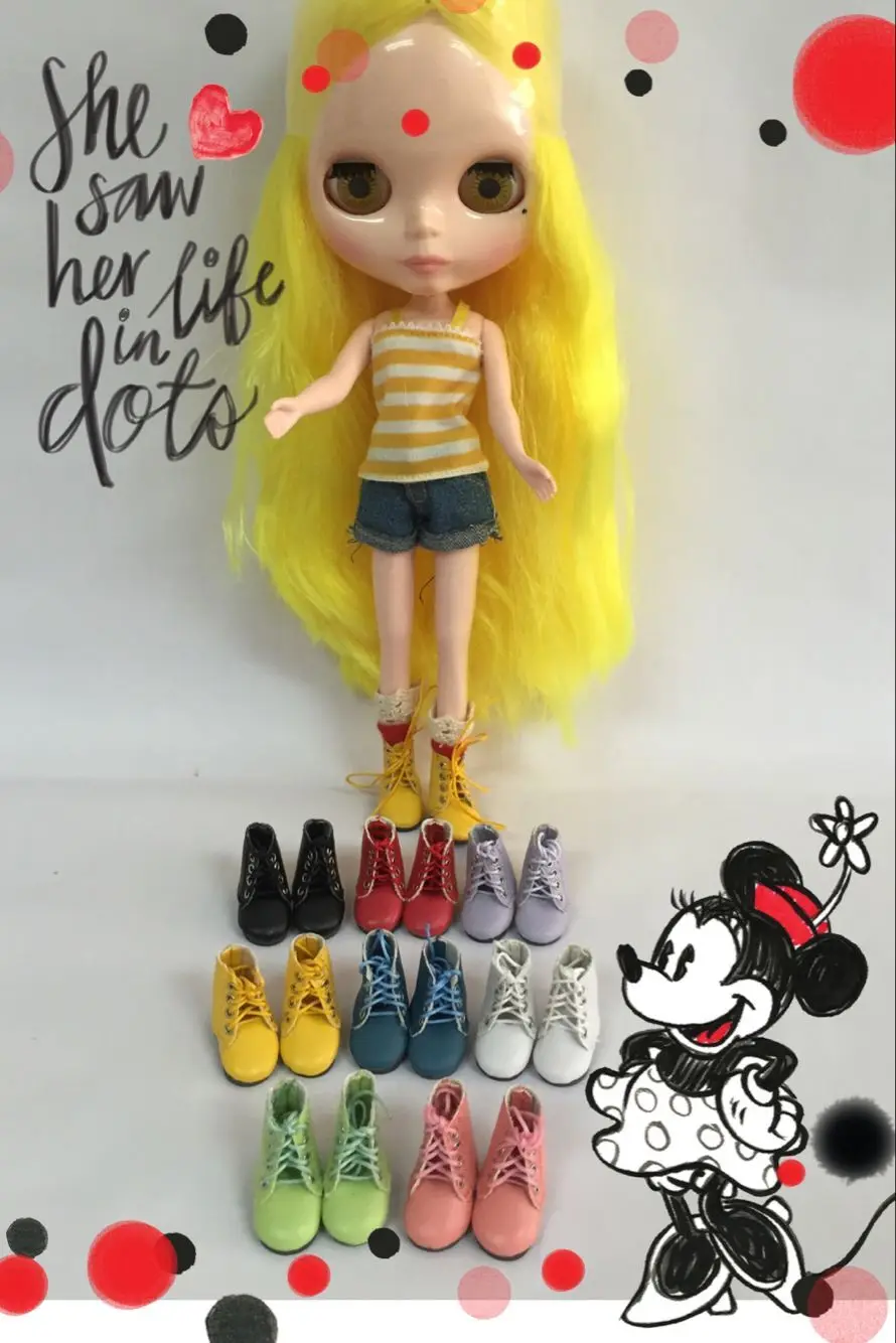 Кукольная обувь blyth кукольные ботинки|doll shoes and socks|shoe boxes for kidsshoes linen |