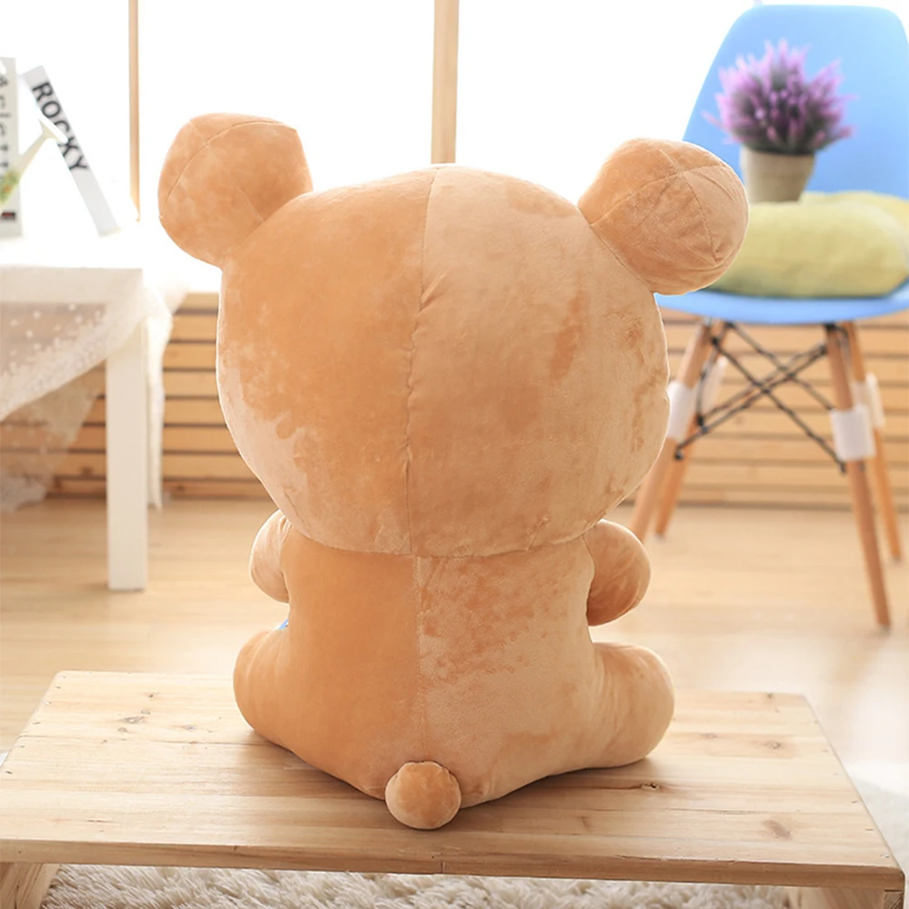 Милый плюшевый мишка Rilakkuma, расслабляющий медведь, плюшевая игрушка, плюшевый мишка, подушка, подарок для девочки, рождественский подарок