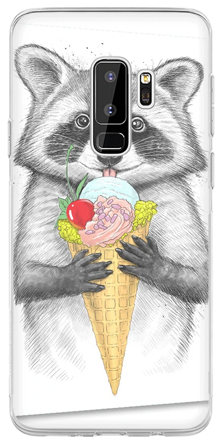 Чехол для мобильного телефона с уникальным дизайном Gerleek енота Samsung A7 A8 A9 A10 A30 A40 A50