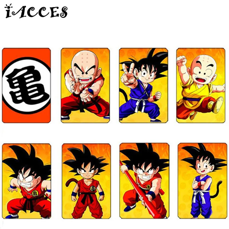 40 шт./лот Dragon Ball Z наклейки игрушки Японские Аниме, сериалы, кредитная самодельная открытка наклейки Goku классические Мультяшные наклейки детские подарки