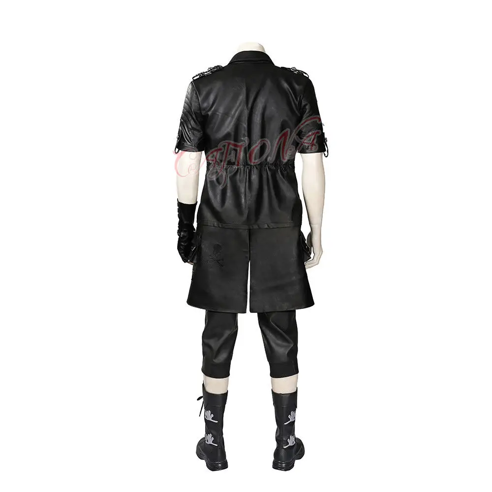 Костюм для косплея Cafiona Cool Noctis Lucis Caelum финальная фантазия XV мужской черный костюм