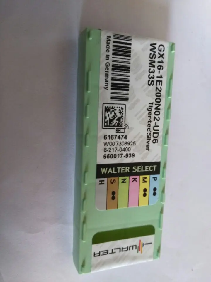10 шт. вставки карбида GX16 1E200N02 UD6 WSM33S|insert|insert carbide |