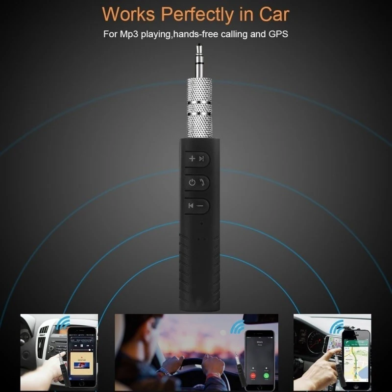 Беспроводной 3,5 мм Aux для Bluetooth 4,0 адаптер для синий зуб автомобильный динамик ПК ТВ музыкальный стерео Трансмиттер и приемник