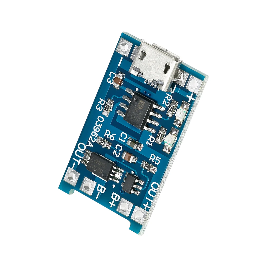 5 шт. в 1 А зарядка литиевой батареи Micro USB 18650 + Защитная печатная плата модуль