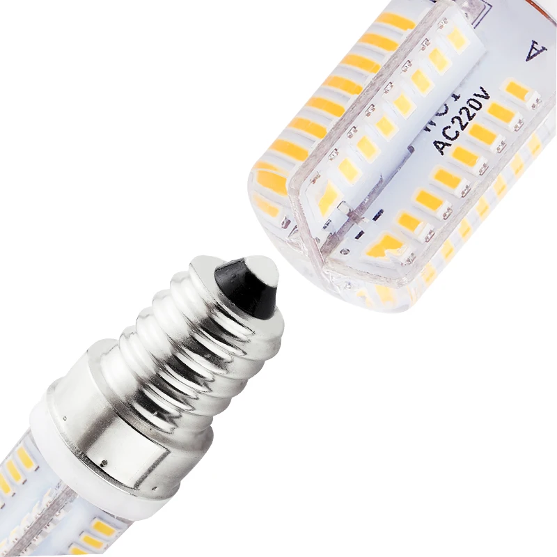 10 упак./лот E14 Светодиодная лампа с регулируемой яркостью 220 В LED 2 5 Вт 360 Угол луча