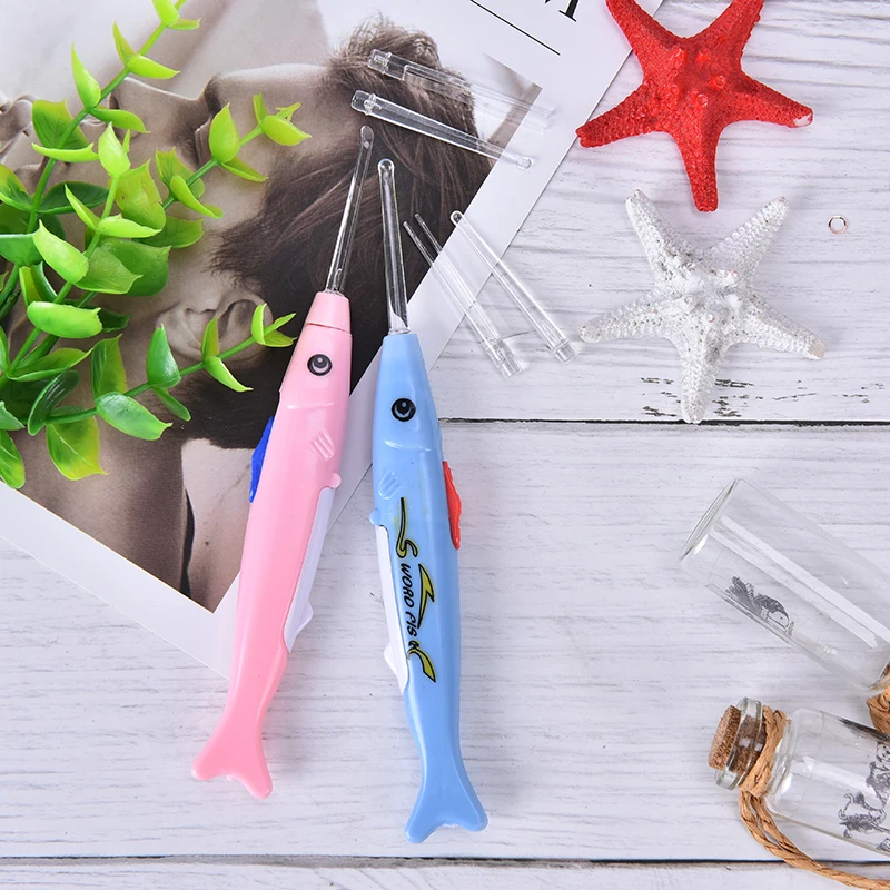 

1pcs Light LED Dig Flash Light Ear 1x Ear-pick Wax Remover Pick Clean Ears Health Care Supplies Random