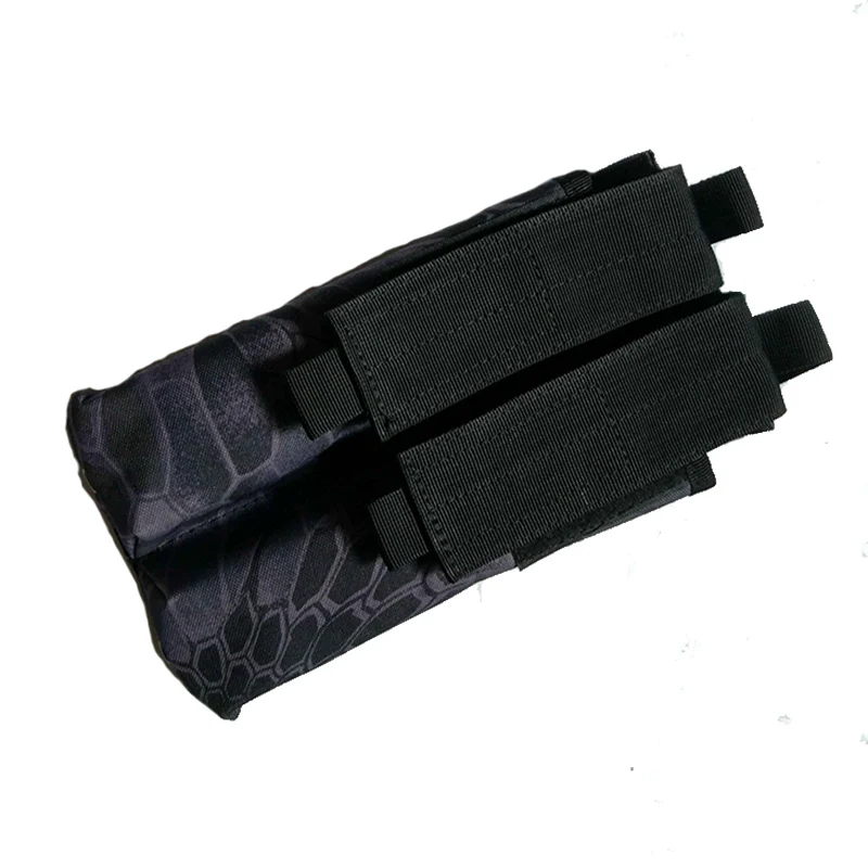 Kryptek Black Горячая боевой Р90 страйкбол Молл двойной тактический военный UMP подсумок открытый тактическая сумка - Цвет: Kryptek Black