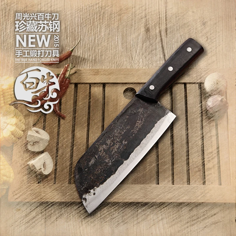 

YAMY&CK Tang Knife clip steel slicing meat knife cooking tools small kitchen knives + meat cutting tool+ Kitchen Accessories