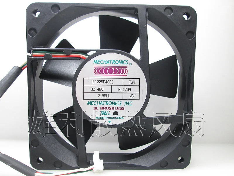 

Free delivery. Original E1225E48B1 FSR 48V 0.170A 12CM 12025 3-wire cooling fan
