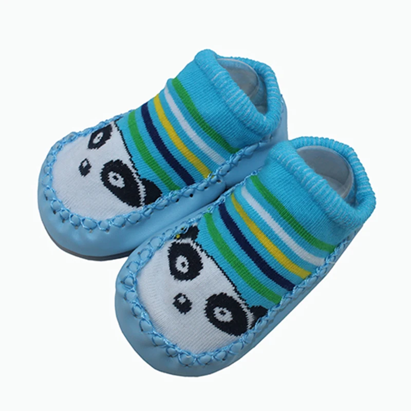 Детские носки с героями мультфильмов подарок для малышей домашние носки-Тапочки