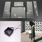 Сделай сам вручную для кожи делая шаблон акриловая бумага узор, сумка на плечо, косые сумки дизайн 19*19*9 см