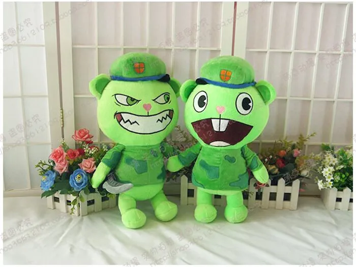 Happy Tree Friends плюшевые куклы аниме HTF флиппи плюшевые игрушки 40 см мягкая подушка высокого качества для подарка