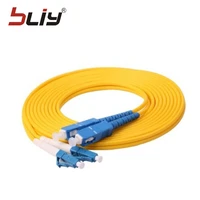 10pcsbag lcupc scupc singlemode simplex fiber optic switch patch cord 3m fiber optical patch cablejumper wire