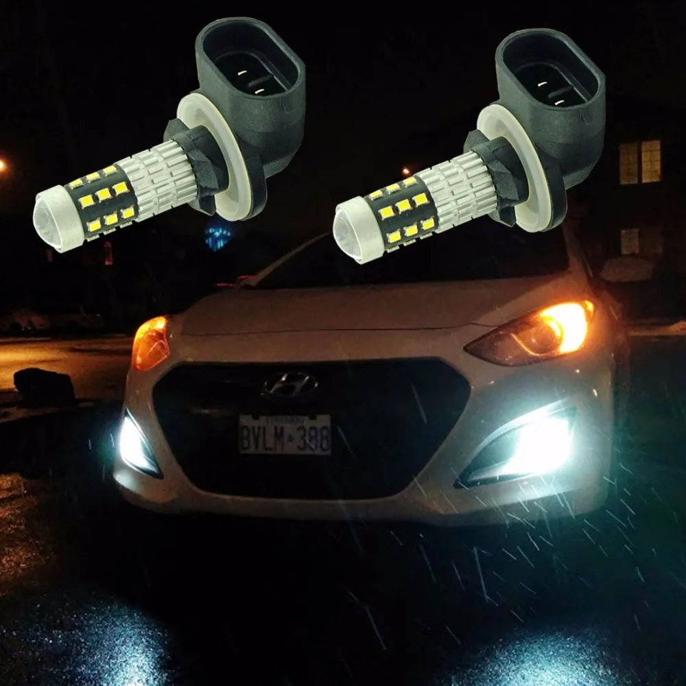VANSSI Высокая Мощность 6000K белый 25 SMD 1020 881 889 H27 светодиодный ные Сменные лампы для