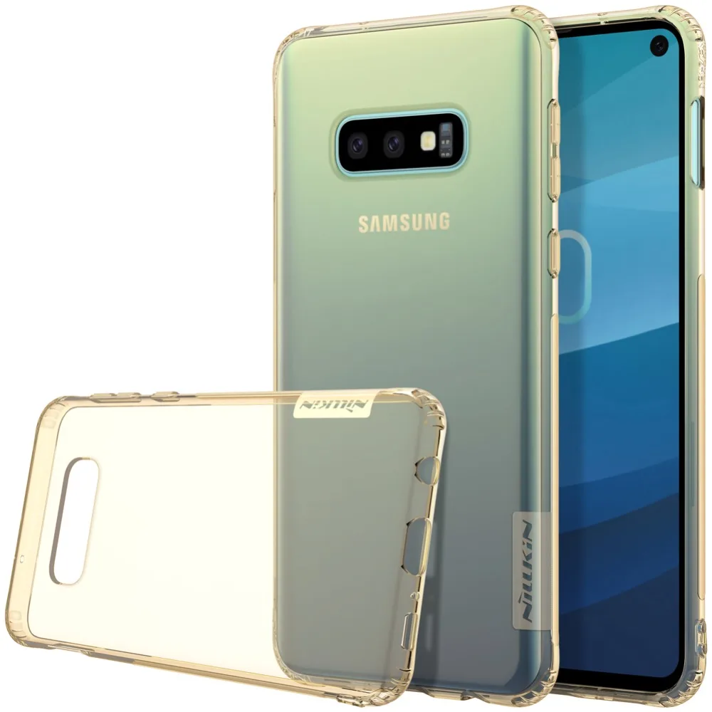 Чехол Nillkin силиконовый для Samsung Galaxy S10 E мягкий прозрачный чехол из тпу телефона