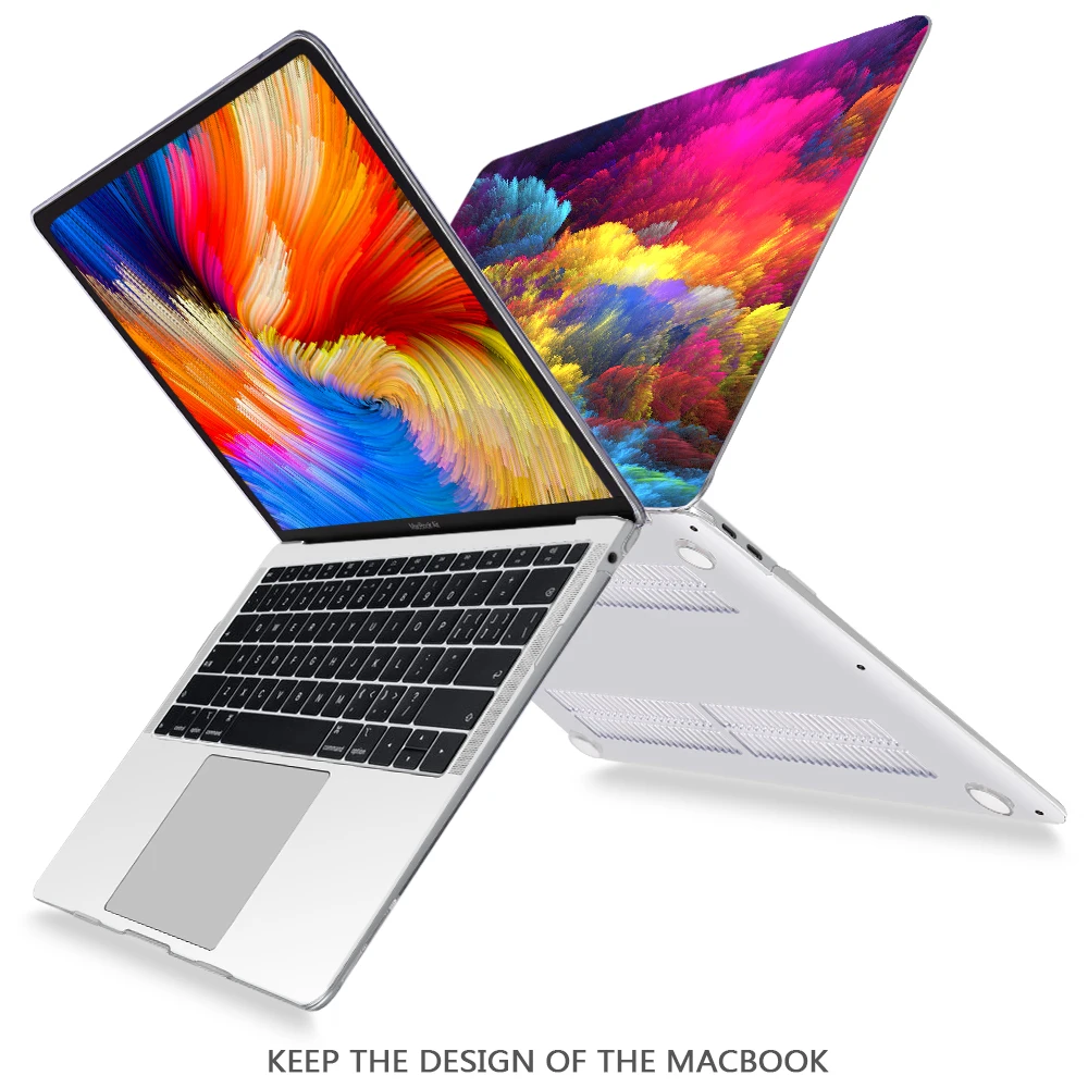 Redlai для MacBook Pro 13 16 дюймов Чехол с сенсорной панелью A2159 A2141, прозрачный мягкий сенсорный чехол для ноутбука MacBook Air 13 A1932 A1466