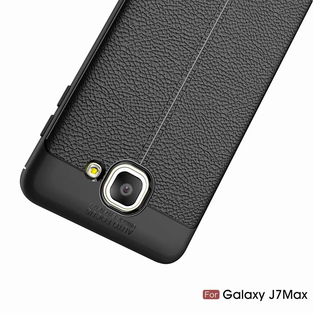 Чехол телефона для samsung Galaxy J7 Max случае Ударопрочный силиконовый кожаный чехол |