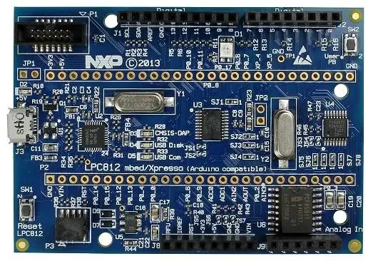 

OM13055 LPCXpresso812 - MAX LPC81X тестовая пластина MCU для оценки разработки