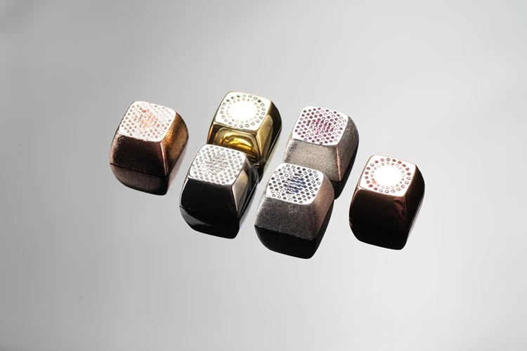 Kpreпаблик металлический драгоценный камень MX Keycap фиолетовый Рубин Сапфир Драгоценный Камень Искусственный Камень для механической клавиатуры ряд R4 esc светильник