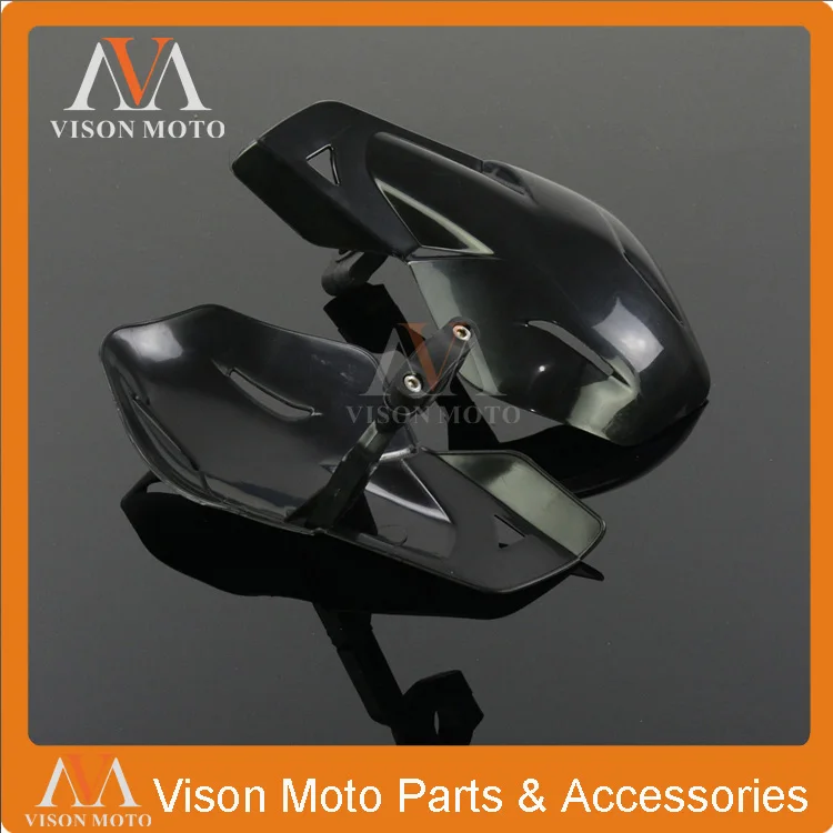 Черные пластиковые универсальные рукавицы для рук щетка мотоцикла мотокросса KTM