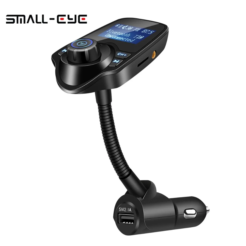SMALL-EYE Wireless In-Car Bluetooth FM Transmitter MP3 Radio Adapter Car Kit USB Charger 5V 2.1A | Автомобили и мотоциклы