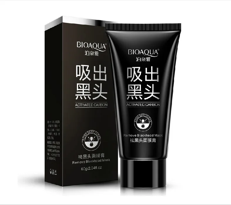 Черная маска для лица BIOAQUA ухода за кожей стойкая к жирной коже носа акне прыщи