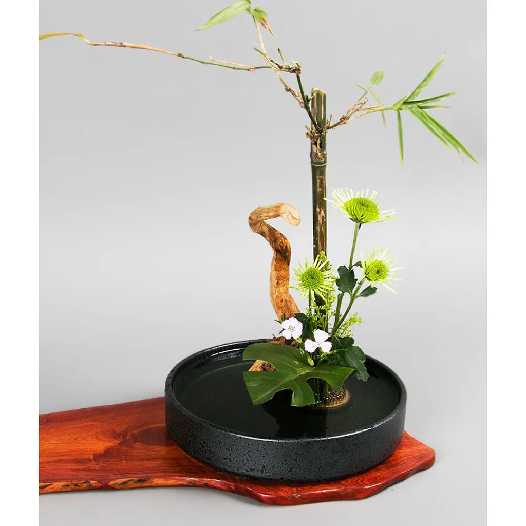 Цветочный лягушка японский Ikebana Kenzan круглый цветочный держатель фиксированные