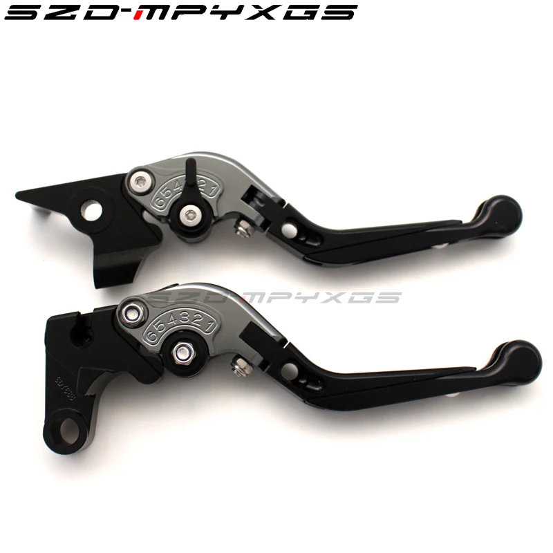 B2 Новая рукоятка тормоза ЧПУ для SUZUKI GSX-S750 GSX S750 GSX-S 750 GSXS750 2011- складные телескопические Тормозные ручки сцепления 16 цветов - Цвет: B2