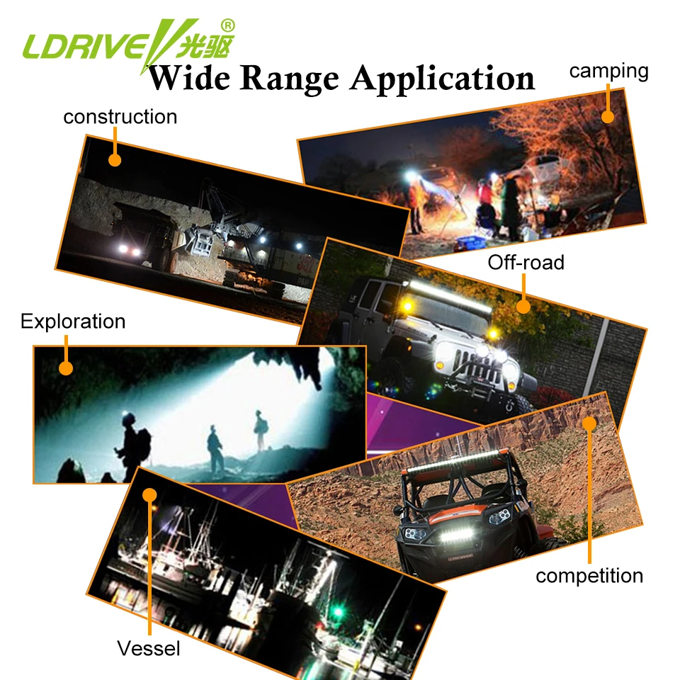 LDRIVE 240 Вт комбинированная Светодиодная панель 12 в 24 В для внедорожника 4x4 4WD