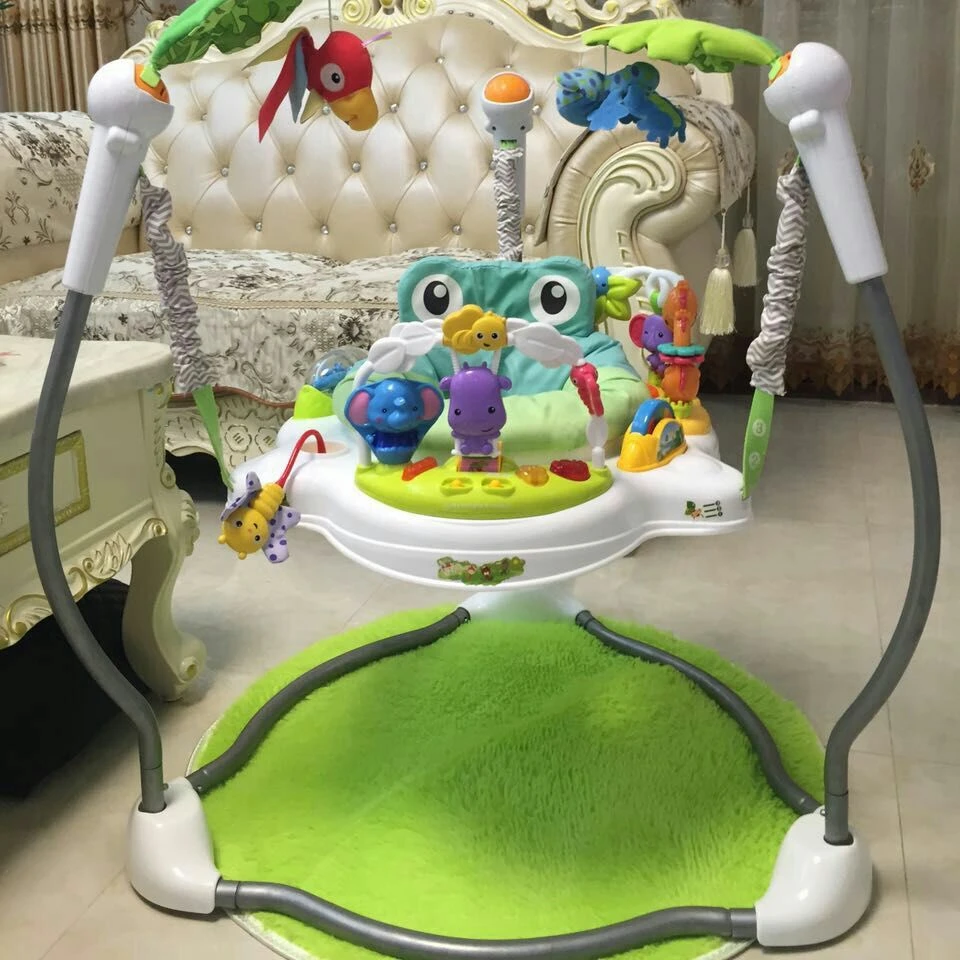 Пианино Baby Bounce Woodland Friends первые шаги Jumperoo Детские прыжки и обучающие стационарные прыжки Детские прыгающие качели