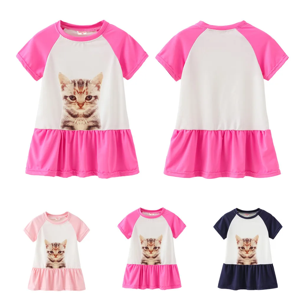 Летние милые детские праздничные платья для девочек летние сарафаны принцессы с