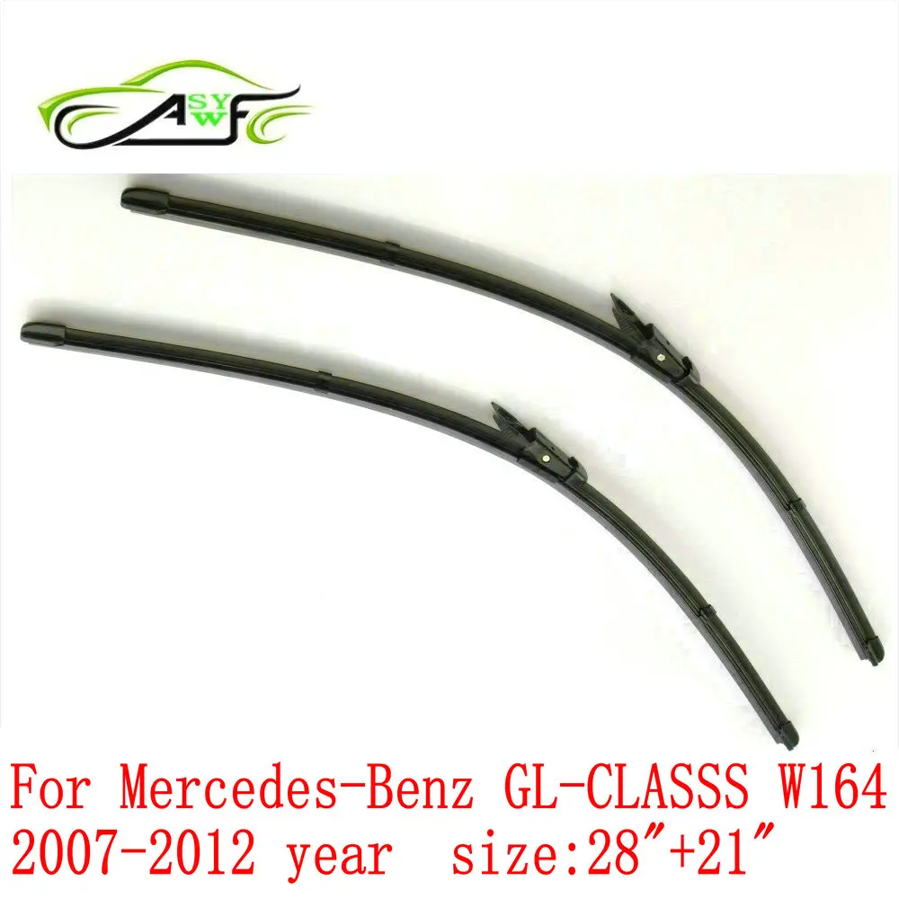 Бесплатная доставка стеклоочистителей для Mercedes-Benz GL-CLASSS (W164 2007-2012) 28 &quot+ 21&quot fit pinch