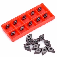 10pcslot dcmt070202 carbide inserts high efficiency inserts for grinding cutting tool