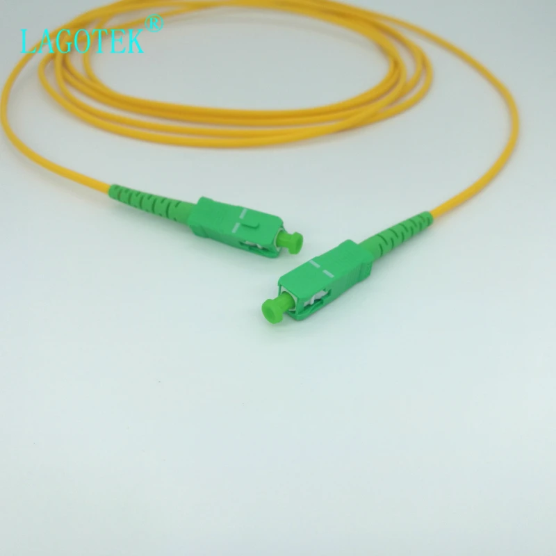 10PCS/bag SC APC 3M Simplex mode fiber optic patch cord Cable SC APC 2.0mm or 3.0mm FTTH fiber optic jumper cable