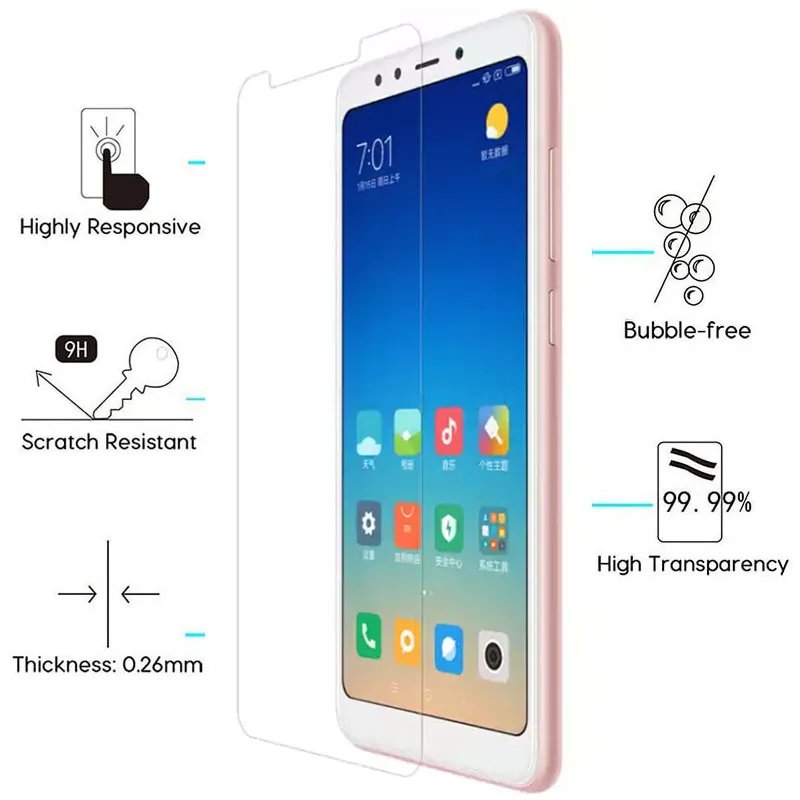 Защитное стекло для Redmi Note 5 Pro закаленное Xiaomi Plus plus Note5 Not 5pro 5note защитная пленка |