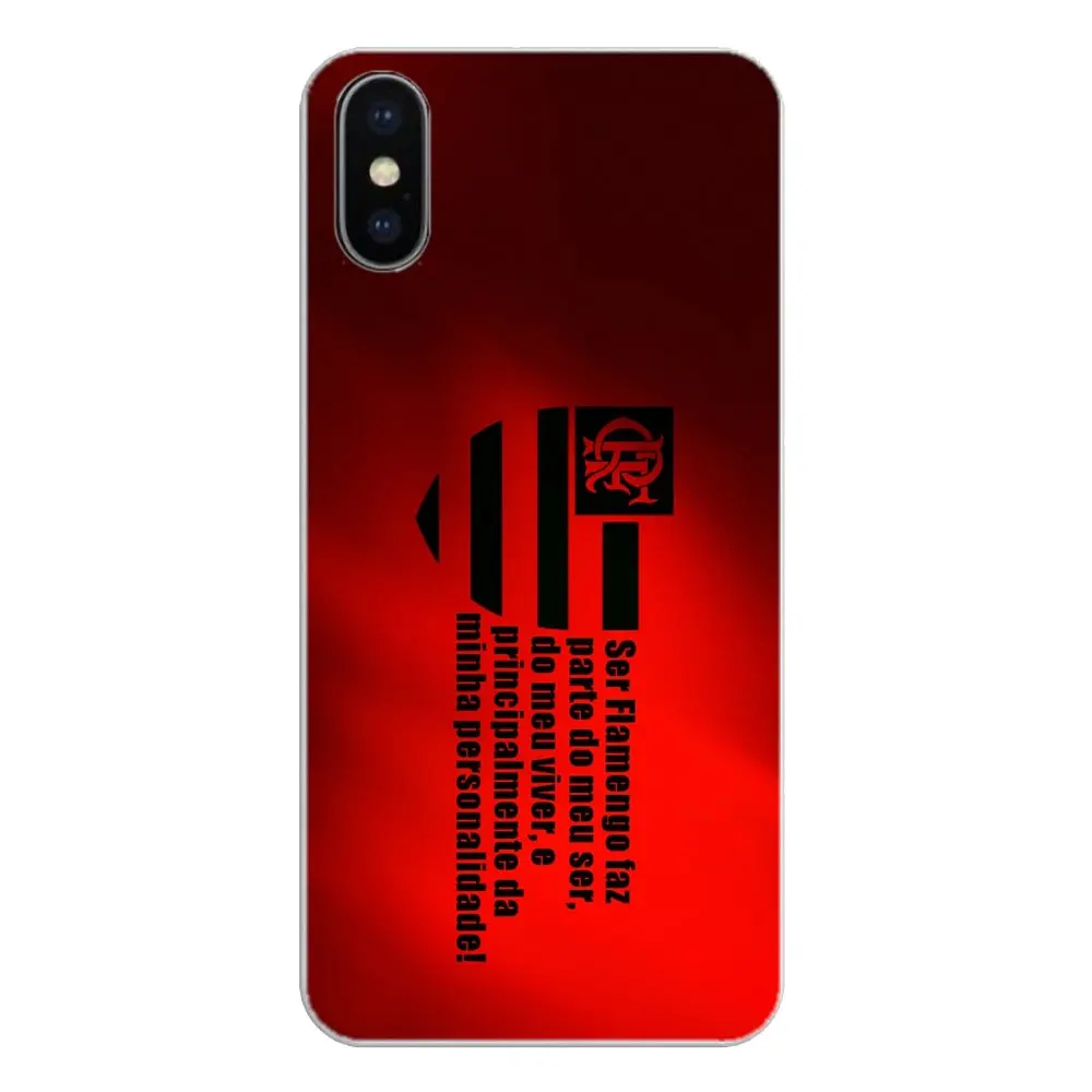 Прозрачные мягкие чехлы с логотипом Clube de Regatas do Flamengo для iPod Touch iPhone 4 4S 5 5S 5C SE 6 6S 7 8 X