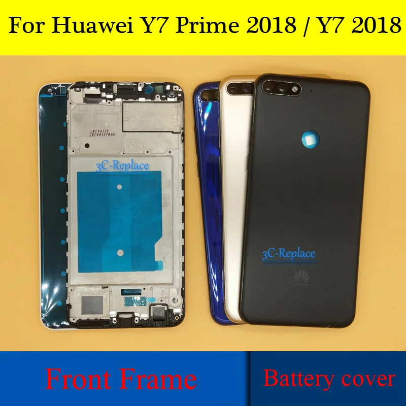 Для Huawei Y7 2018 / Pro Prime Рамка передней панели ЖК дисплея корпус средняя рамка Крышка