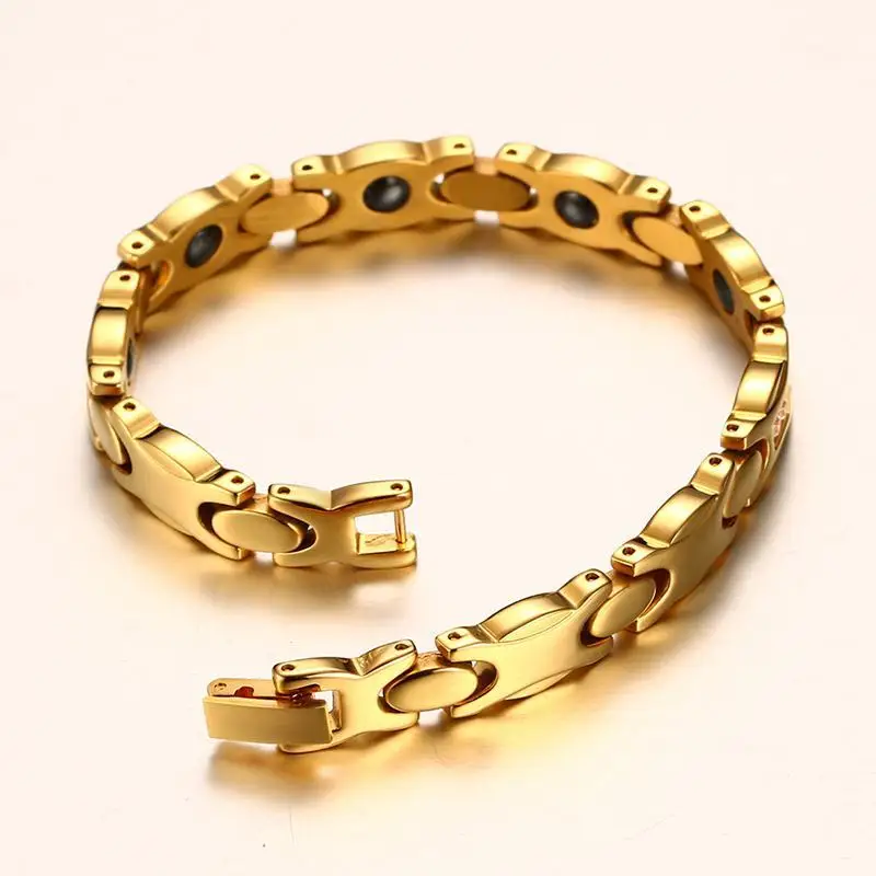 Женский браслет цепочка из нержавеющей стали с фианитами|bracelets for|chain braceletbracelets for