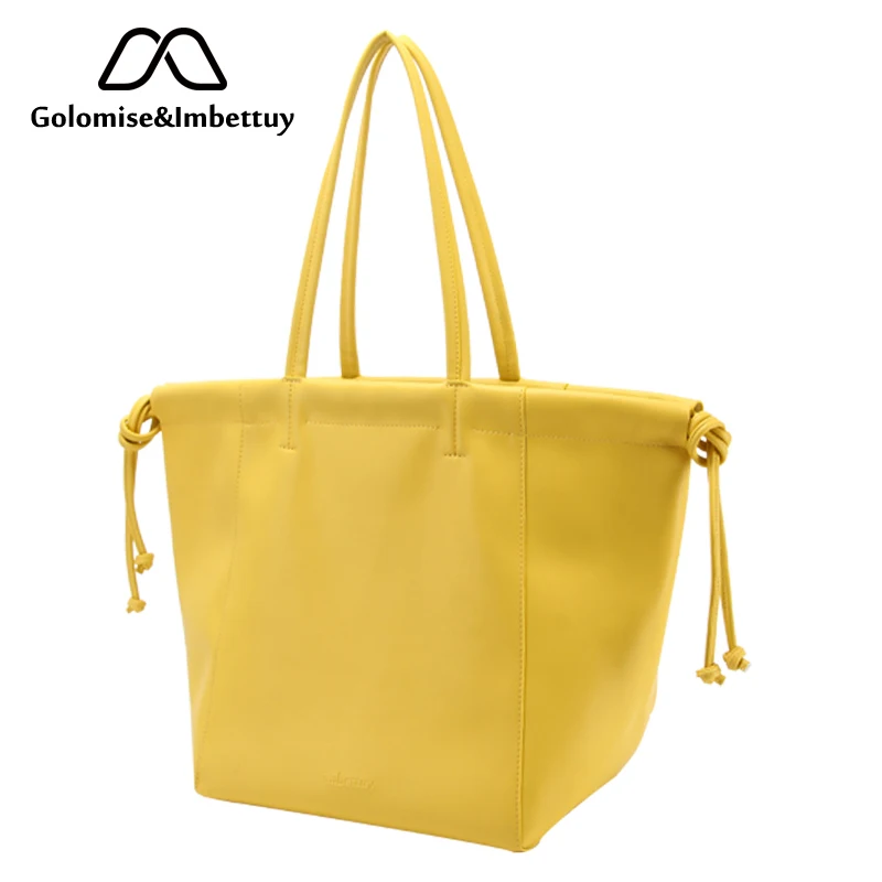 Golomise&ampImbettuy Handbags Tote for Women Faux Smooth Leather Shoulder Bags Ladies Big Hobo with Tassel | Багаж и сумки