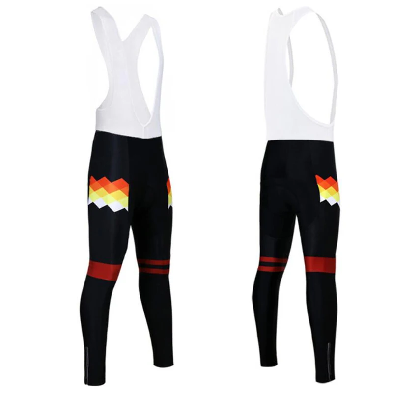 Bib Pants Мужские летние дышащие штаны для велоспорта Coolmax с 3D гелевой подкладкой, быстросохнущие велосипедные колготки для гонок, шоссейных велосипедов, велосипедные брюки MTB - Цвет: Bib Pants