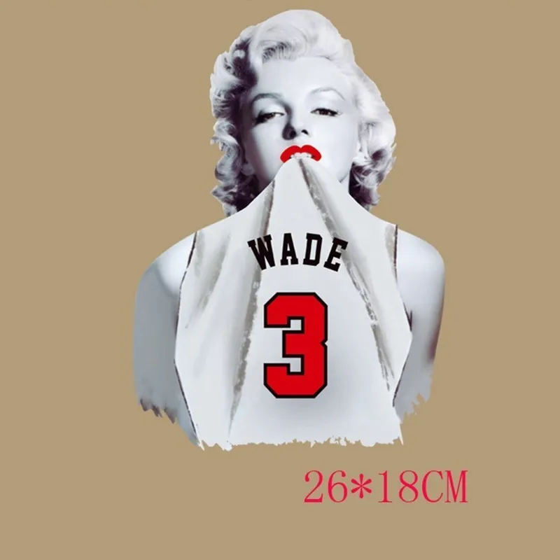 Американские Монро патчи термотрансферные термонаклейки для одежды странные