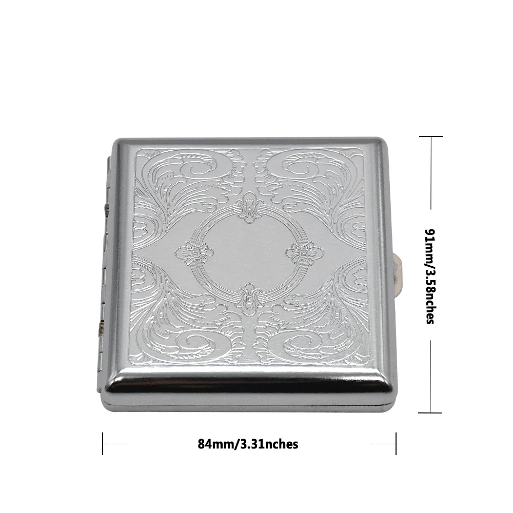 Металлический сплав сигарета чехол можно положить 20 сигарет алюминиевый