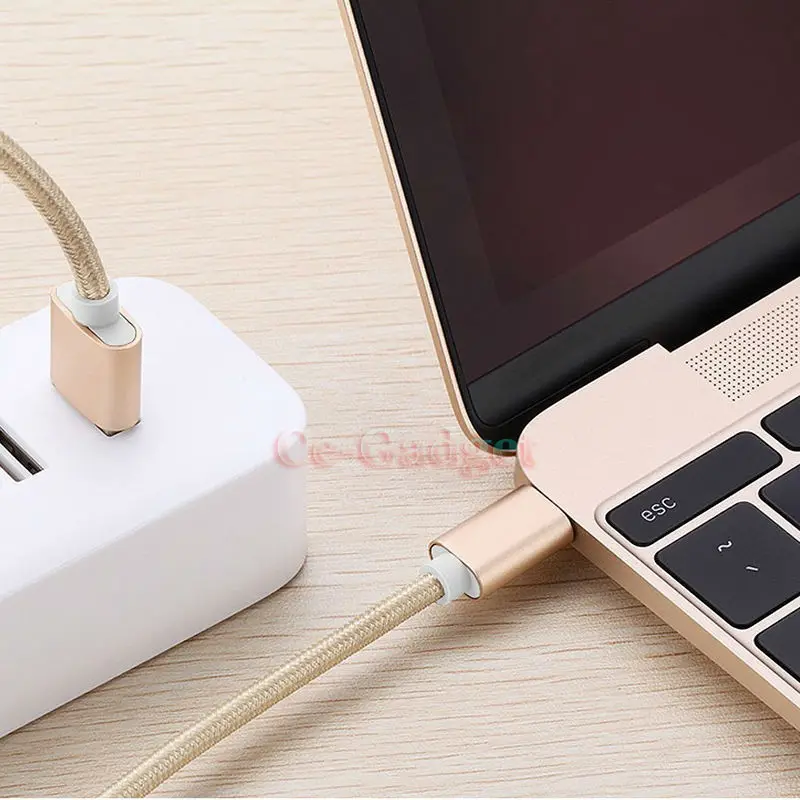 Aluminum Nylon USB Type C Data Sync &amp Fast Charing Cable for Huawei P30/Xiaomi Mi 6X 5X/Oneplus 8 7 6T/Nexus 6P 5X/Meizu Pro 6 |