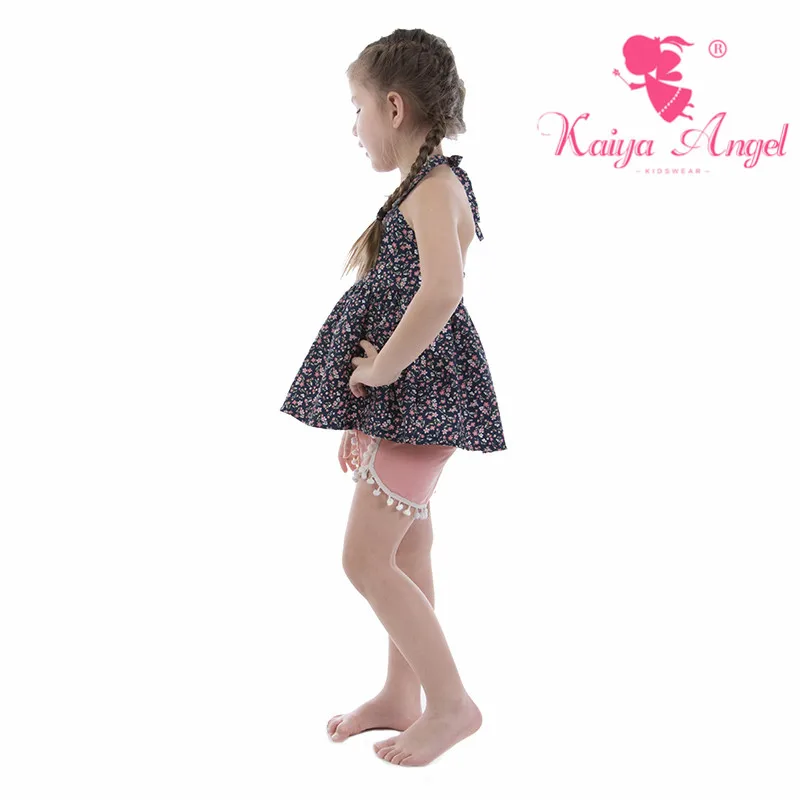 Kaiya Angel 2018 наряд для маленьких девочек весна лето Цветочная эксклюзивная детская