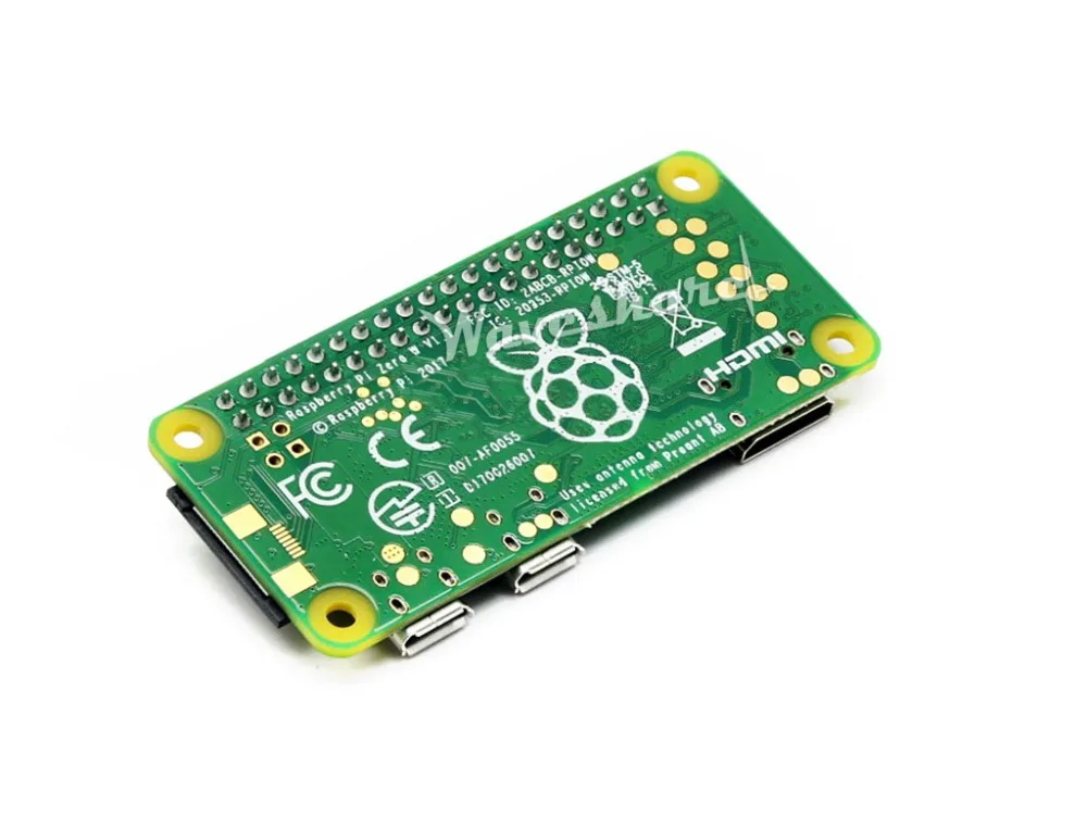 Raspberry Pi Zero WH (встроенный Wi-Fi предварительно припаянные головки) тип E Micro SD-карта