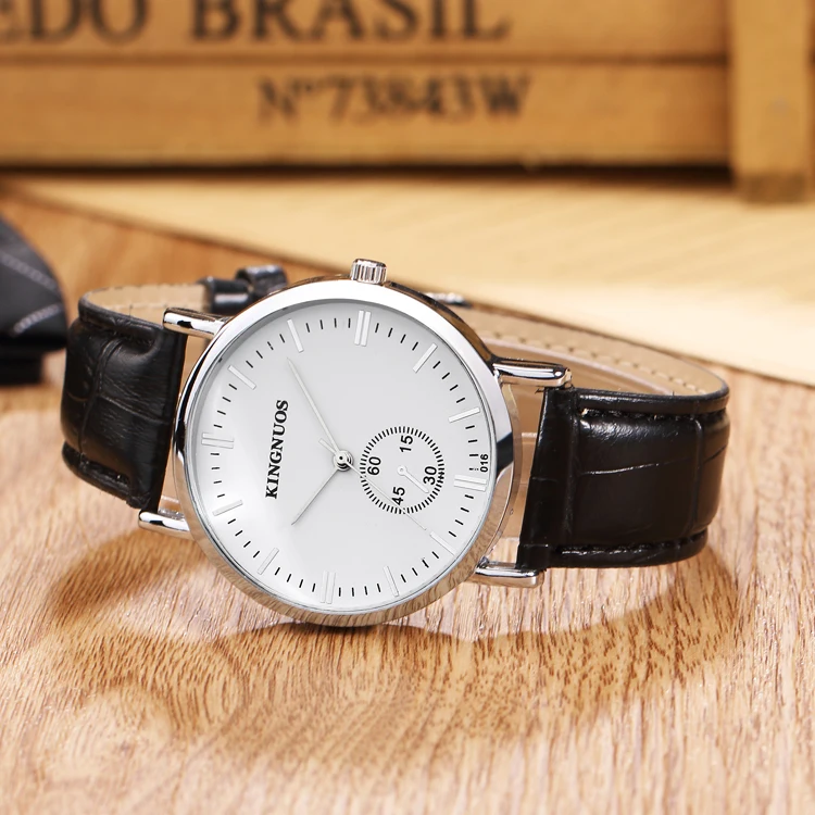 KINGNUOS Fashion simple men's lovers Watch men'swristwatch ladies watch clock relogio masculino men | Наручные часы